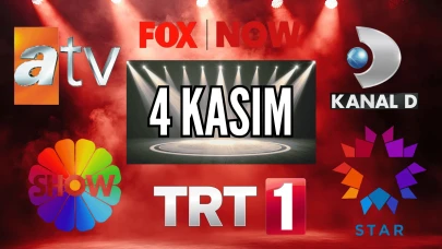 4 Kasım Salı TV Yayın Akışı, ATV, Show TV, NOW TV, Kanal D ve TRT 1 2025: Bugün Hangi Diziler, Filmler Var?