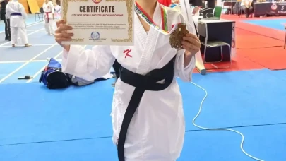 Muğlalı Ceylin Ayşe Şimşek Balkan Şampiyonu Oldu! Karate’de Çifte Zafer