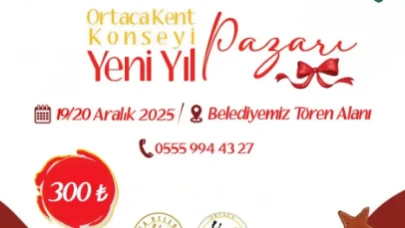 Ortaca’da Yeni Yıl Pazarı 19–20 Aralık’ta Kuruluyor