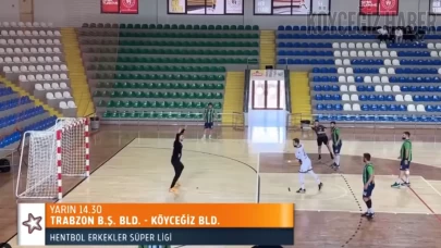 Köyceğizli Hentbol Severlere Müjde: Trabzon BB – Köyceğiz Bld. Maçı TRT Spor Yıldız’da Canlı Yayınlanacak