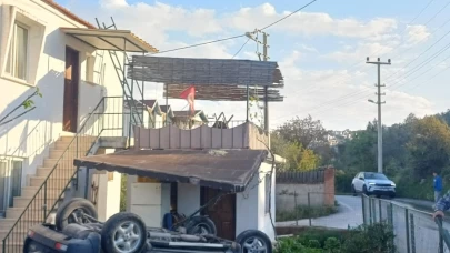 Milas'ta Korkunç Kaza: Cip Evin Duvarına Çarptı