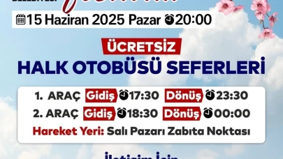 Fethiye Belediyesi’nden Nif Kiraz Festivali’ne Ücretsiz Ulaşım Desteği