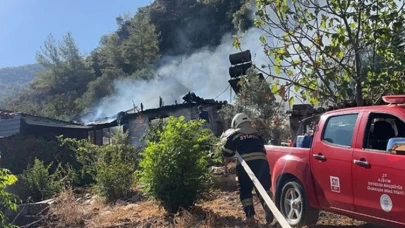 Fethiye’de Uyuşturucu Bağımlısı Genç Evini Ateşe Verdi