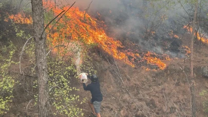 Köyceğiz'de orman yangını! 58 ev boşaltıldı, 173 kişi tahliye edildi