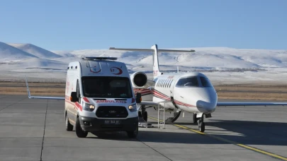 Kalp Hastası Bebek, Ambulans Uçakla Ankara’ya Sevk Edildi