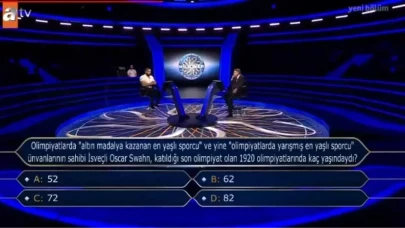 Kim Milyoner Olmak İster’de Tarihi Soru: Oscar Swahn 1920 Olimpiyatlarında Kaç Yaşındaydı?