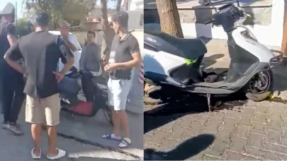 Bozuk Parke Yol Motosiklet Kazasına Yol Açtı: Sürücü Hastaneye Kaldırıldı