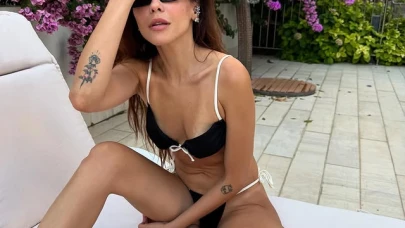 Dilara Aksüyek Cesur Paylaşımıyla Gündem Oldu! Havuz Başında Pizza Yerken Mayosu Olay Yarattı