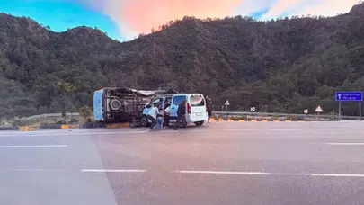 Fethiye Göcek’te Korkutan Kaza: İki Otomobil Çarpıştı!