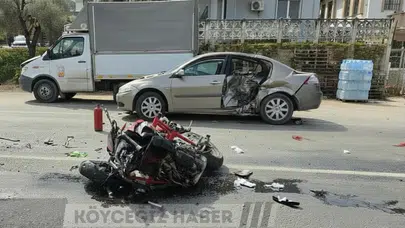 Milas'da Feci Kaza: Motosikletli Ağır Yaralı