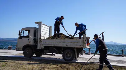 Köyceğiz Kordonu’nda temizlik ve düzenleme çalışmaları