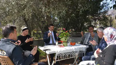 Köyceğiz Kaymakamı Mert Kumcu Şehit İskender Uçar'ın Kızıyla Buluştu