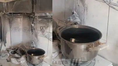 Menteşe’de Korkutan Yangın Ev Sahibinin Dikkatli Müdahalesi