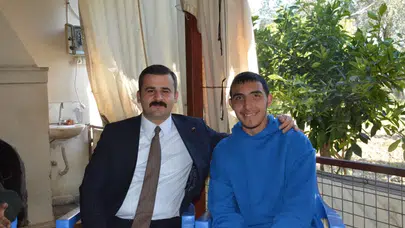 Köyceğiz Kaymakamı Zeytinalanı’nda öğrenci evine konuk oldu