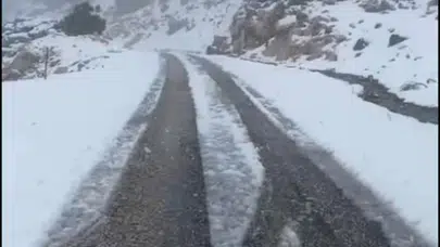 Muğla’nın Şaşırtan Yüzü: Seydikemer’de Nisan Ayında Kar Sürprizi!