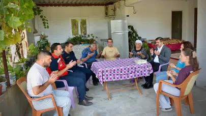 Kaymakam Mert Kumcu'dan Şehit Mehmet Evren'in Ailesine Ziyaret!