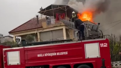 Köyceğiz Yeni Mahalle’de Çatı Katında Yangın