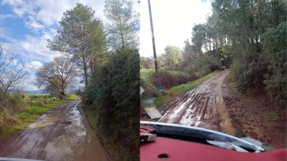 Köyceğiz Nasuhdede Mahallesi’nde Yol Tepkisi: “Çamur İçinde Kaldık”