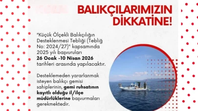 Köyceğizli balıkçılara 2026 müjdesi: Başvurular başladı!