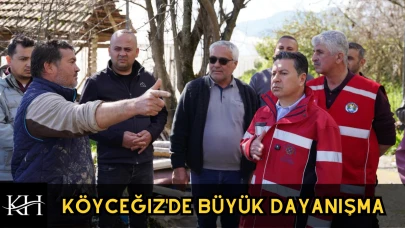 Köyceğiz'de Büyük Dayanışma: Ahmet Aras ve Ali Erdoğan Sahadaydı!