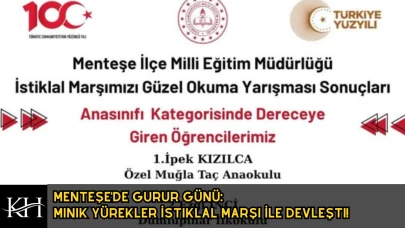 Menteşe'de Gurur Günü: Minik Yürekler İstiklal Marşı İle Devleşti!