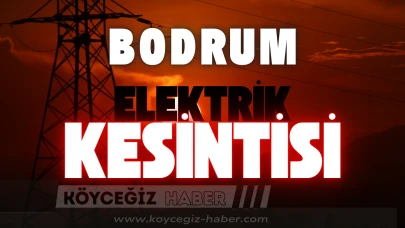 Bodrum'da Yarın Elektrikler Kesilecek: O Mahalleler Dikkat!