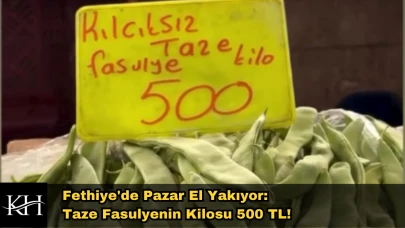 Fethiye'de Pazar El Yakıyor: Taze Fasulyenin Kilosu 500 TL!