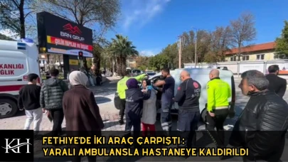 Fethiye Eski Devlet Hastanesi Kavşağı Trafik Kazası : 1 Yaralı