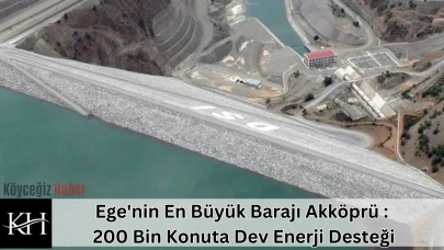 Ege'nin En Büyük Barajı Akköprü : 200 Bin Konutun Enerjisi Buradan Geliyor