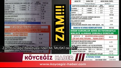 Köyceğiz'de Su Faturaları Şok Etti: Bir Ayda 3 Katına Çıktı