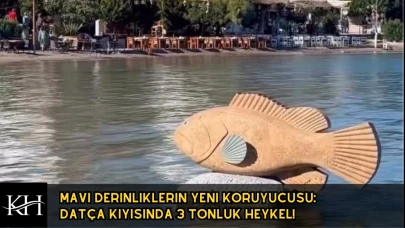 Datça'da Orfoz Heykeli Su Altında: Nesli Tükenen Tür İçin Farkındalık