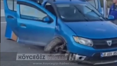 Seydikemer Çaykenarı'nda Korkutan Kaza: Karşı Şeride Geçti!