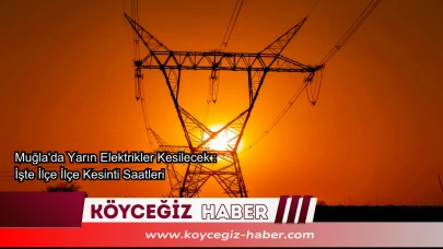 Muğla'da Yarın Elektrikler Kesilecek : İşte İlçe İlçe Kesinti Saatleri