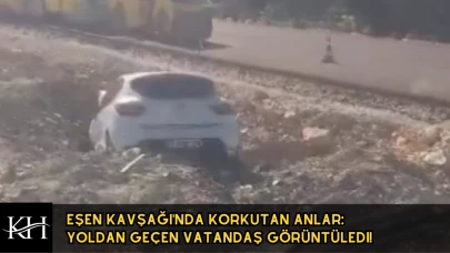 Eşen Mahallesi Kavşağında Kaza: Maddi Hasar Meydana Geldi