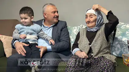 Başkan Mehmet Demir 100 Yaşındaki Adile Kunduz’u Ziyaret Etti