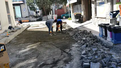 Köyceğiz’de Parke Taşları Yenileniyor