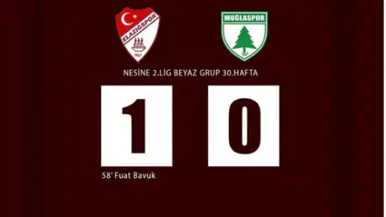 Muğlaspor Deplasmanda Kaybetti: Şampiyonluk Yarışında Fark Açıldı