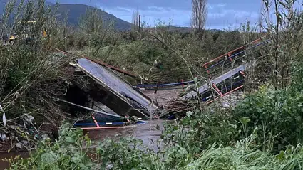 Milas’ta Köprü Çöktü: Bafa ile Kapıkırı Arasında Ulaşım Kesildi!