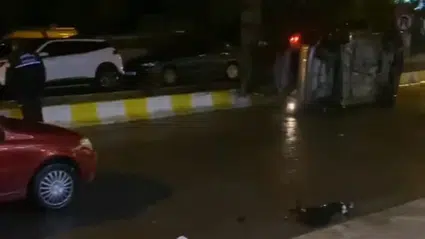 Köyceğiz Sığla Park Önünde Feci Kaza: Araç Yan Döndü