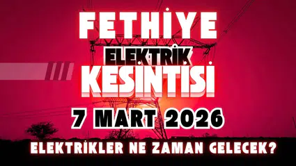Fethiye'de Planlı Elektrik Kesintisi: Nereler Etkilenecek?