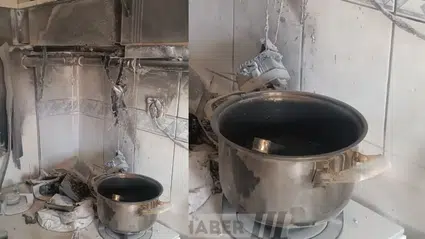 Menteşe’de Korkutan Yangın Ev Sahibinin Dikkatli Müdahalesi