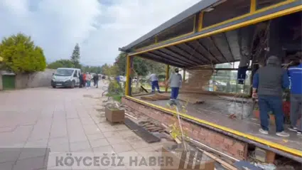 Fethiye Sahil Bandında Kaçak Yapıların Yıkımı Başladı