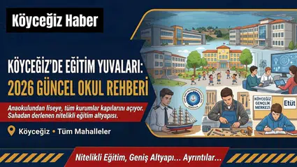 Köyceğiz Okul Listesi 2026: Anaokulu, İlkokul, Ortaokul ve Lise