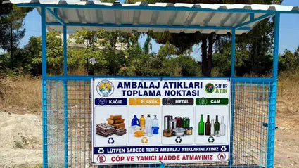 Köyceğiz'de Yenilenen Geri Dönüşüm Kafesleri Hizmette