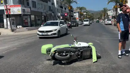 Fethiye'de Motosiklet Kazası: 1 Yaralı