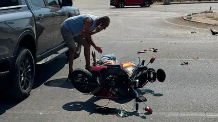 Fethiye Çamköy Hal Kavşağında Kaza: Motosiklet Sürücüsü Yaralı