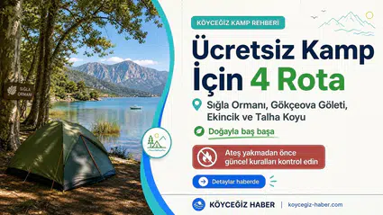 Köyceğiz Ücretsiz Kamp Alanları Çadır Ve Karavan Rehberi