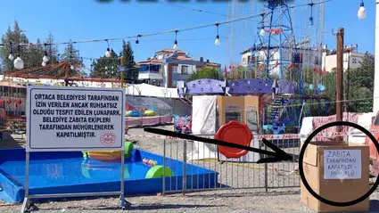 Ortaca Belediye Festival Alanındaki Lunapark Ruhsatsız Çıktı!