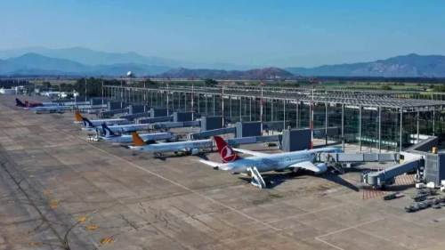 Dalaman Havalimanı Eylül Ayında 852 Bin Yolcuya Hizmet Verdi