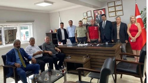 MHP Köyceğiz İlçe Başkanlığı’ndan Tarım Müdürü Eşref Aslan’a Ziyaret